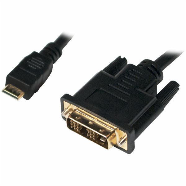 LogiLink HDMI Mini - DVI-D kabel 2m černý (CHM004)