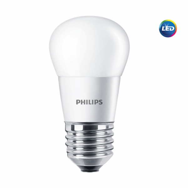 Philips LED žárovka E27 P45 FR 5W 40W teplá bílá 2700K LED žárovka Philips, E27, 5W 2700K 230V P45 FR P312623
