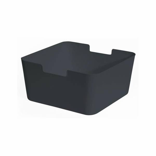 Box úložný černý bambus + přírodní vlákna 32x31x15 cm