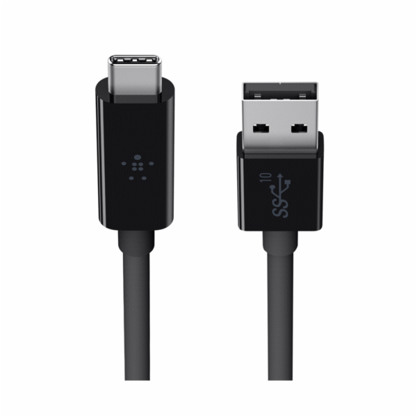 Belkin USB-A - USB-C 0.9m USB cable USB 3.2 Gen 2 (3.1 Gen 2) USB A USB C Black