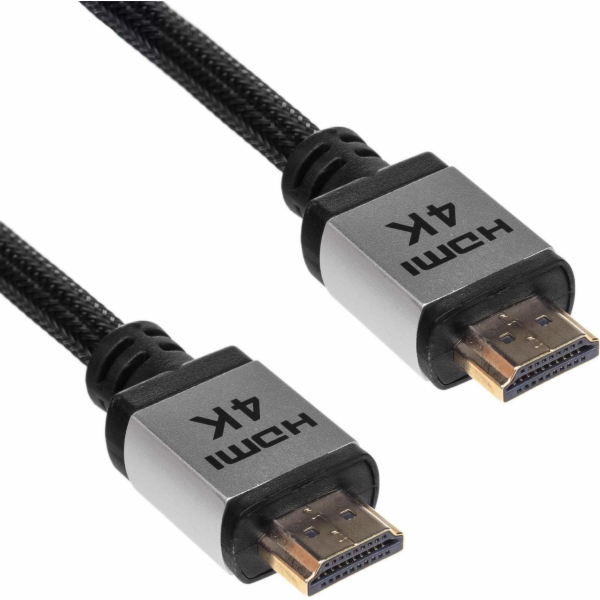Akyga Kabel HDMI 2.0 (M), Full HD/4K 18Gbps, černý 3m