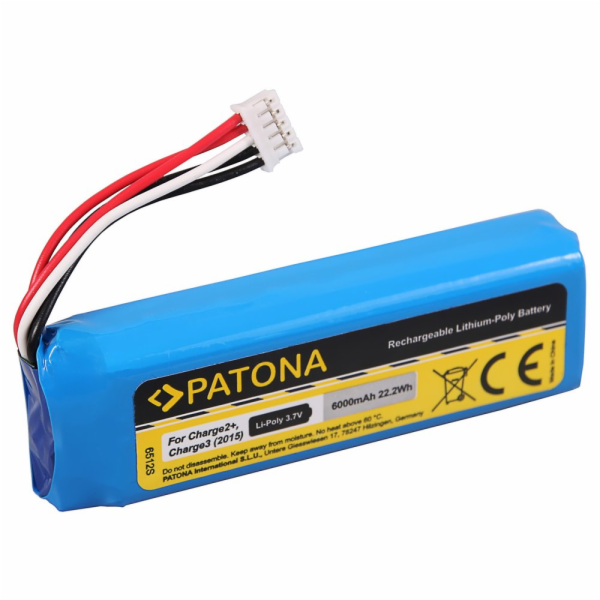 PATONA baterie pro reproduktor JBL Charge 2+ 6000mAh 3,7V Li-Pol MLP912995-2P