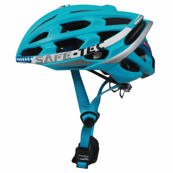 Safe-Tec TYR 2 Turquoise 2020 SAFE-TEC Chytrá Bluetooth helma/ Repro/ TYR 2 Turquoise L