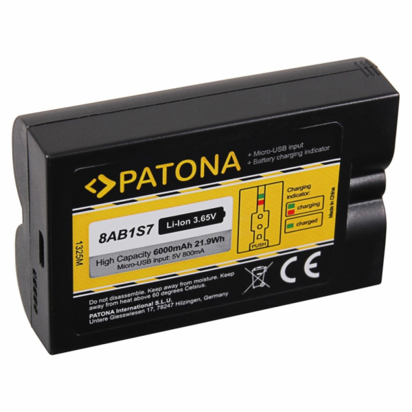 Patona baterie Ring 6000mAh/3,65V Li-lon pro chytré zvonky a kamery 8AB1S7