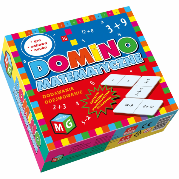 Matematické Domino Multigame sčítání a odčítání