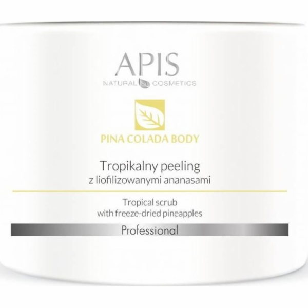 APIS APIS_Pina Colada Body Tropica Scrub tropický peeling s lyofilizovaným ananasem 650g