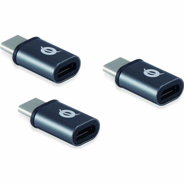 Conceptronic CONCEPTRONIC USB adaptér USB-C adaptér -&gt; USB Micro 3.0 3 Stück grau
