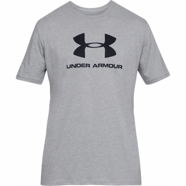 Pánské tričko Under Armour Sportstyle Logo SS šedé. M