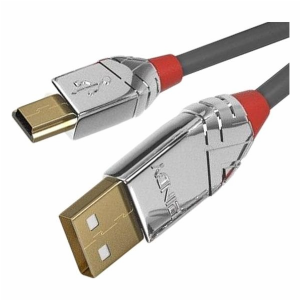 Lindy USB 2.0 USB kabel Typ A / Mini-B Cromo Line M / M 7,5m
