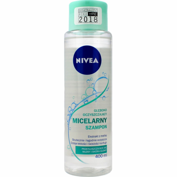 Nivea Micelární šampon hloubkově čistící pro mastné vlasy 400 ml