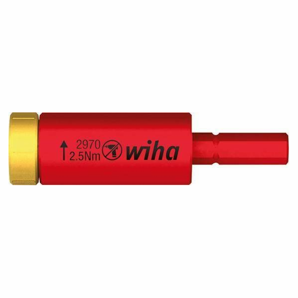 Wiha Wiha easyTorque elektrický momentový adaptér pro slimBits a držák SlimVario, v blistrovém balení 2,5 Nm 29701250 41343