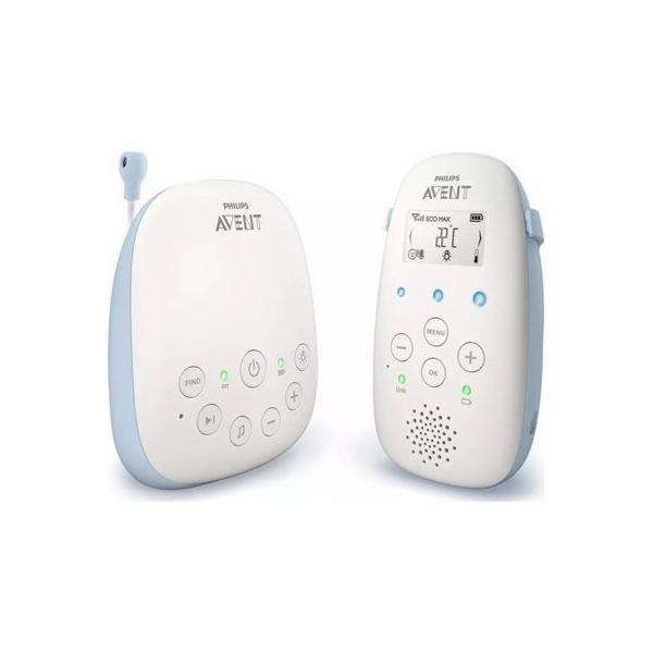 Philips AVENT SCD715/26 video baby monitor 330 m Blue White