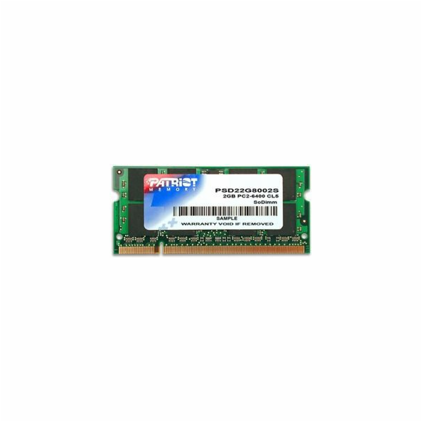 PATRIOT 2GB DDR2 PC2-6400 800MHz CL5 Signature Line Single Module blue Heatsink