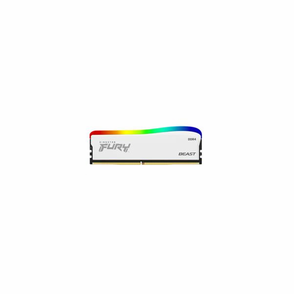Kingston FURY Beast White/DDR4/32GB/3200MHz/CL16/2x16GB/RGB/White