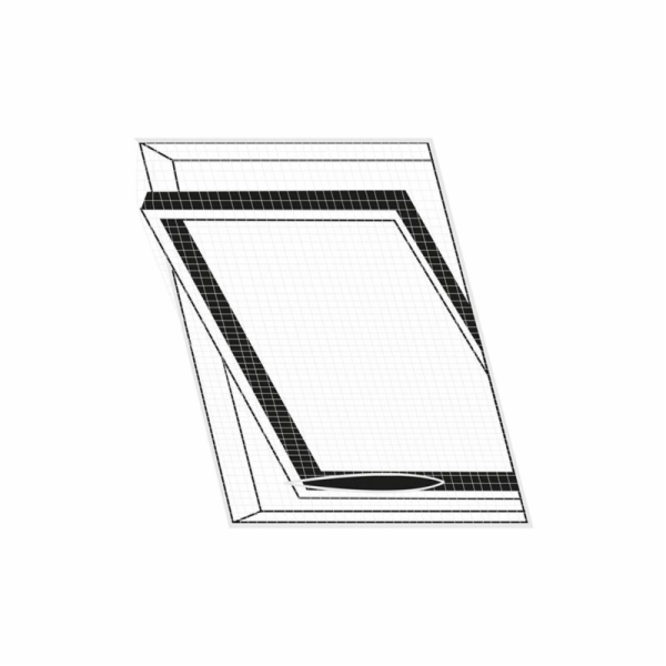 Síť na střešní okno 140x120 cm bílá