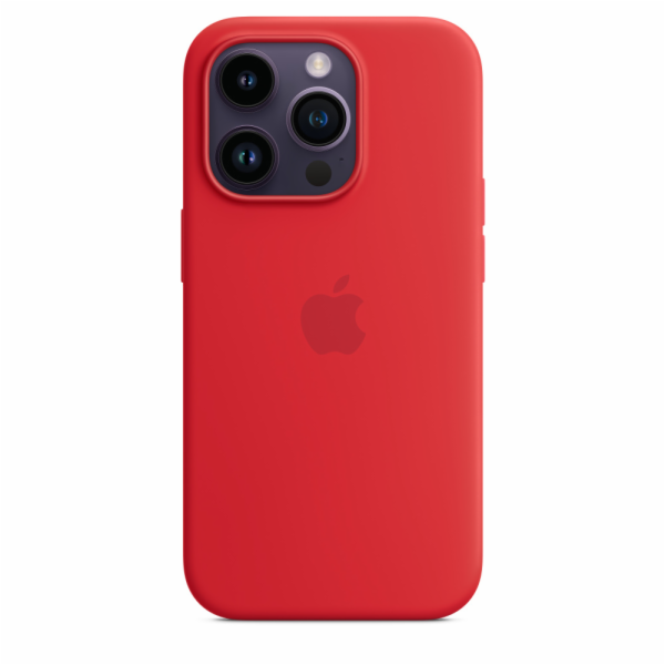 Silikonové pouzdro pro iPhone 14 Pro s MagSafe - (PRODUCT) ČERVENÉ