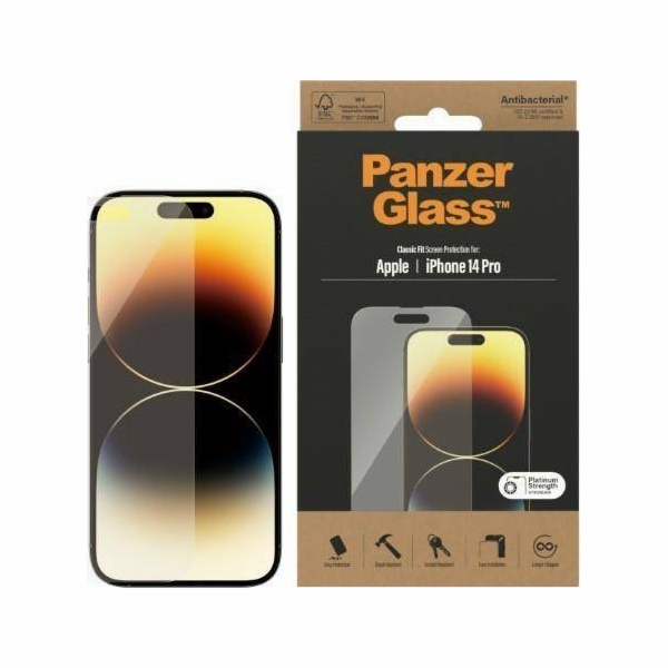 PanzerGlass ochranné sklo pro Apple iPhone 14 Pro Classic Fit 2768