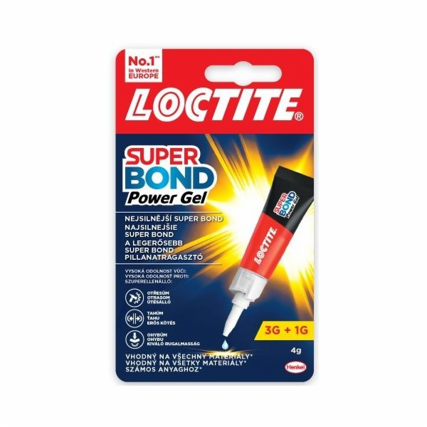 Lepidlo Loctite SB Power flex Gel 4 g