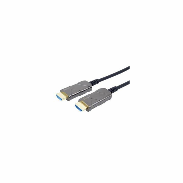 PremiumCord Ultra High Speed HDMI 2.1 optický fiber kabel 8K@60Hz,zlacené 30m