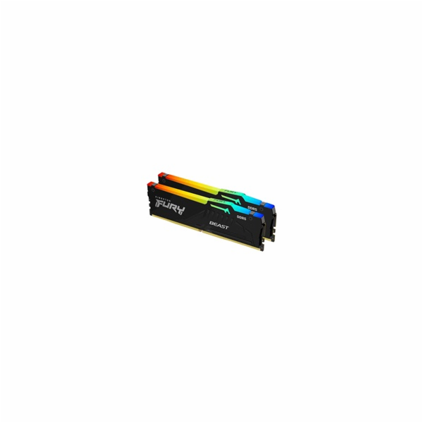 KINGSTON DIMM DDR5 32GB (Kit of 2) 4800MT/s CL38 FURY Beast RGB