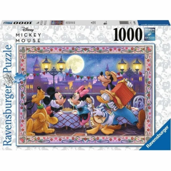 Puzzle 1000 dílků Disney Pohádkové postavičky