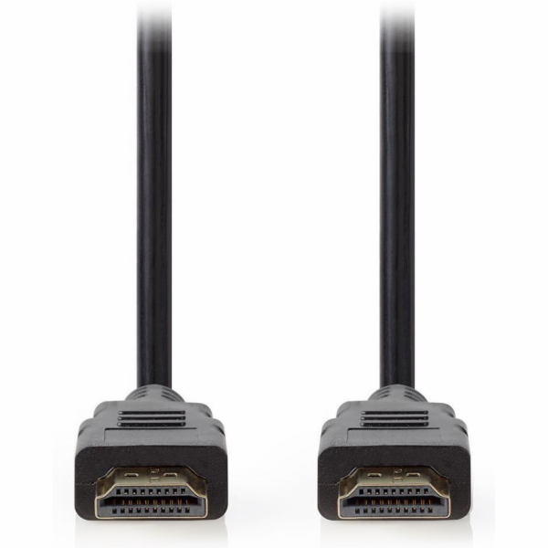 NEDIS Premium High Speed HDMI 2.0 kabel s ethernetem/ 4K@60Hz/ zlacené konektory HDMI-HDMI/ černý/ 2m