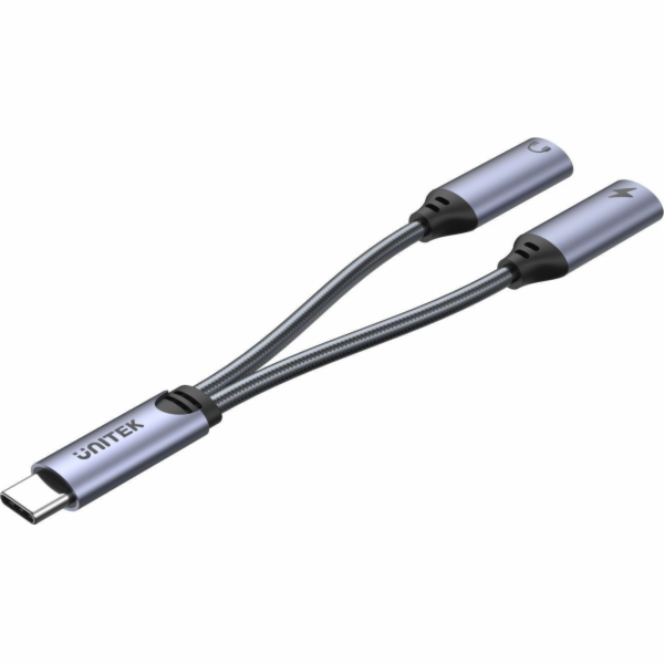 UNITEK ADAPTER USB-C - 2X USB-C 18W AUDIO M206A