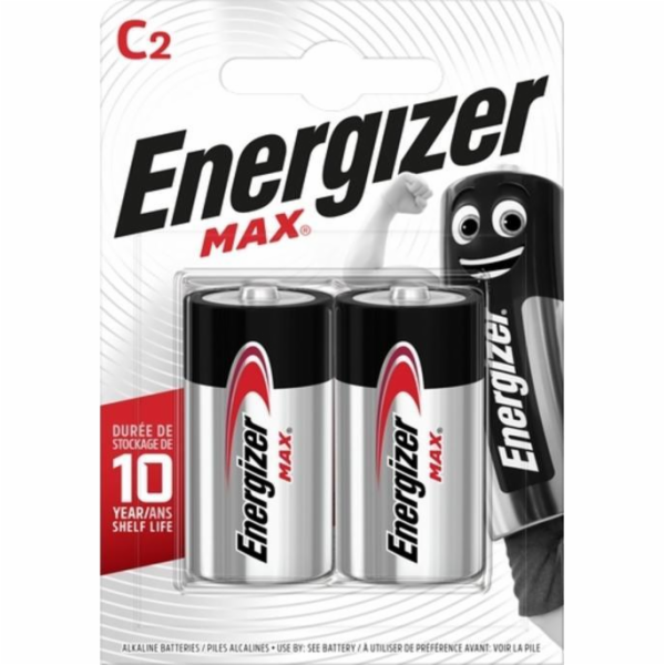 ENERGIZER BATTERY MAX C LR14. 2 pcs. ECO package