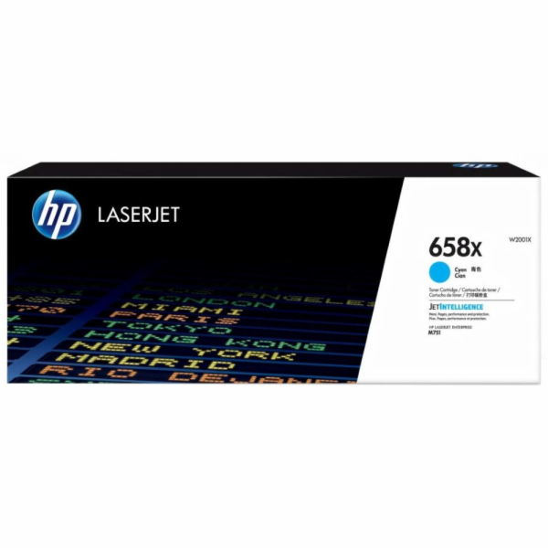 HP 658X Cyan LaserJet Toner Cartridge (28,000 pages)