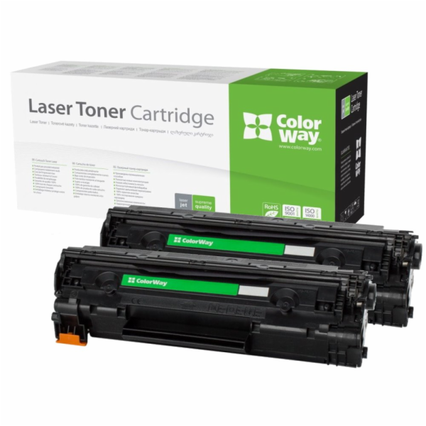 COLORWAY kompatibilní toner pro HP CF217A/ 2x 1600 stran/ Černý/ Dual pack