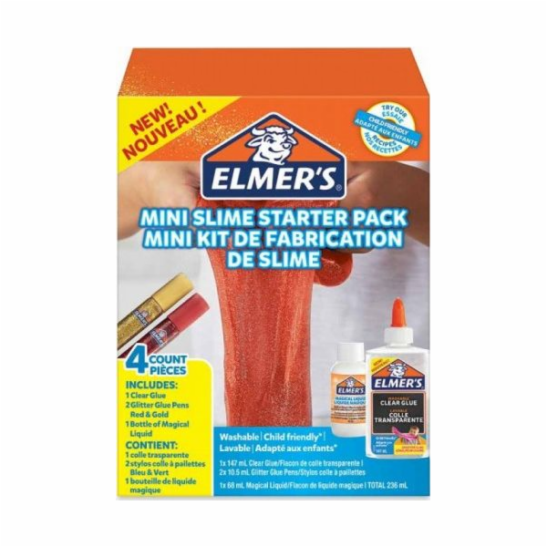 ELMER`S EVERYDAY Mini Slime Kit Gold & red