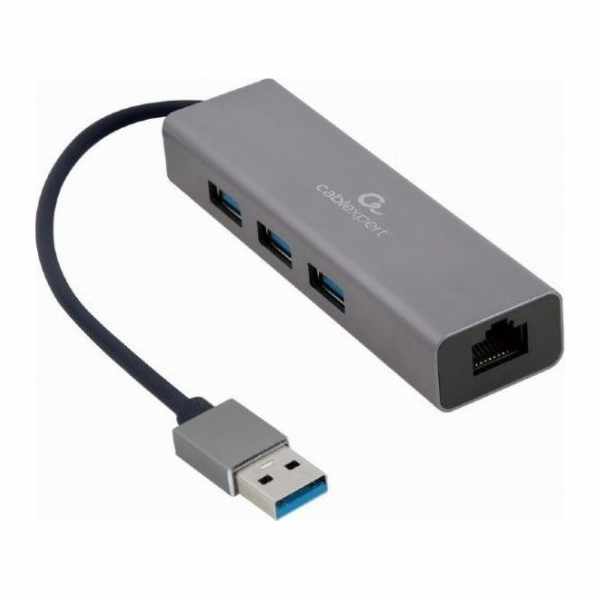 Gembird USB-A/LAN, 3x USB 3.0 A-AMU3-LAN-01