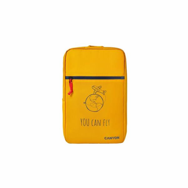 CANYON CSZ-03 batoh pro 15.6" notebook, 20x25x40cm, 20L, příruční zavazadlo, žlutá