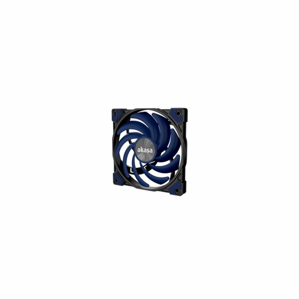 AKASA ventilátor ALUCIA XS12 (Photic Blue Edition), 12cm fan