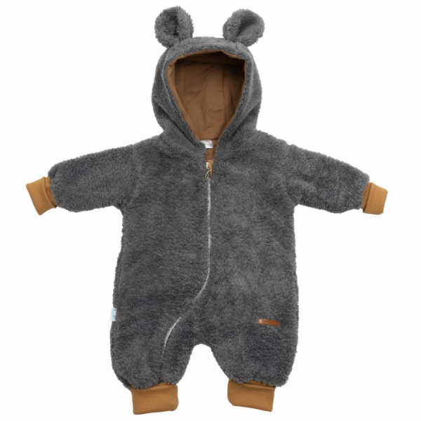 Luxusní dětský zimní overal New Baby Teddy bear šedý