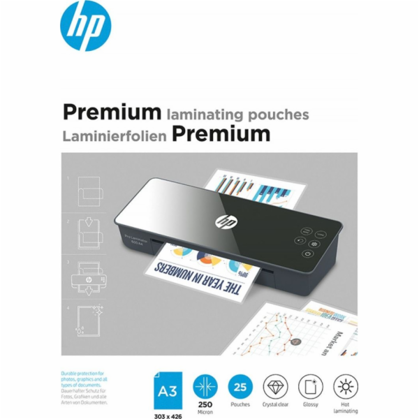 HP Premium Lamin. folie A3 250 Micron