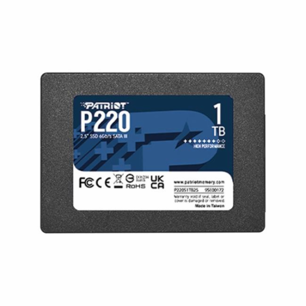 SSD disk Patriot P220 2,5" 1TB, SATA III