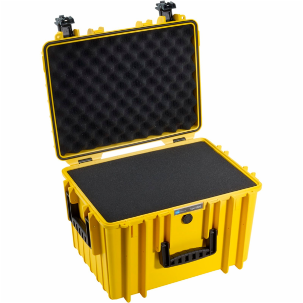 B&W outdoor kufr 5500 s predrezanou výstelkou(SI)zlut.