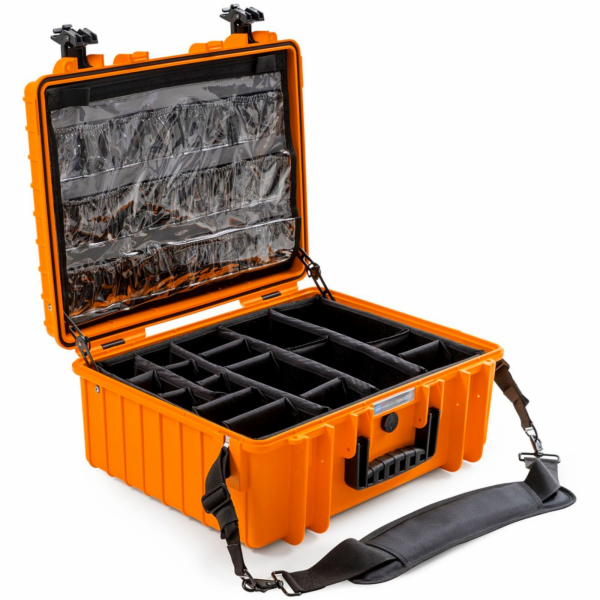 B&W outdoor kufr 6000 oranzový vhodný pro záchranáre