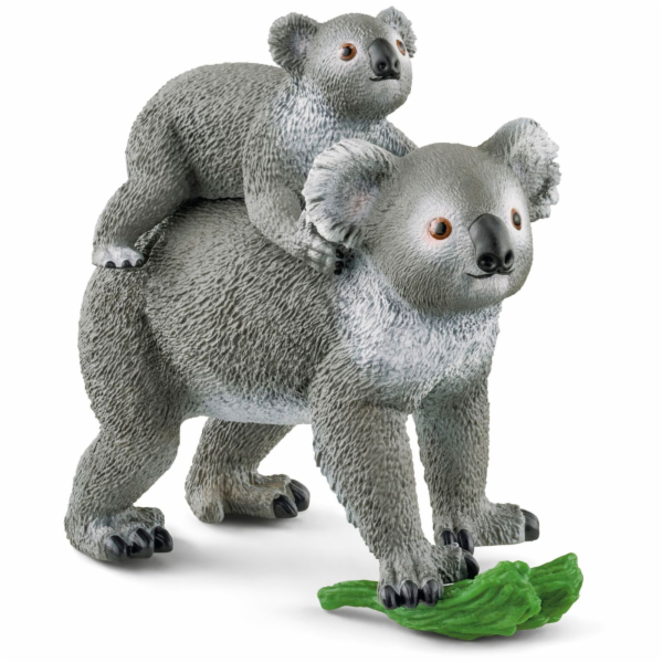 Schleich Wild Life Koala Mutter mit Baby, Spielfigur