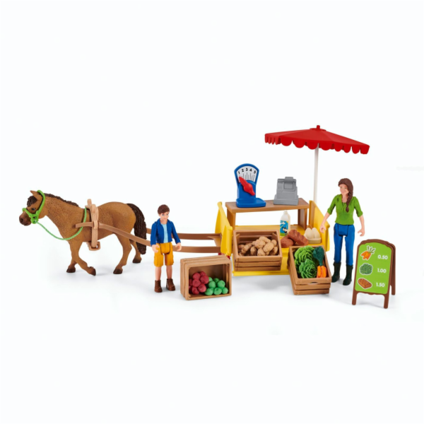 Schleich Farm World Mobiler Farm Stand, Spielfigur