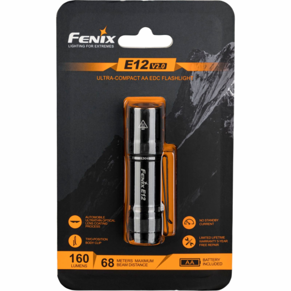 Fenix E12 V2.0 160 lm kapesni svitilna