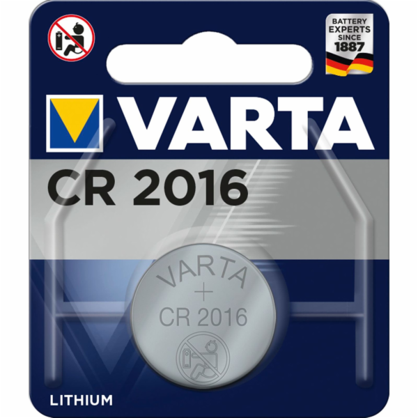 100x1 Varta electronic CR 2016 VPE Masterkarton