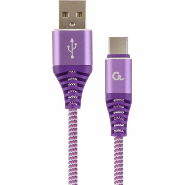 Gembird CC-USB2B-AMCM-1M-PW USB cable 1.8 m USB 2.0 USB A USB C Violet White