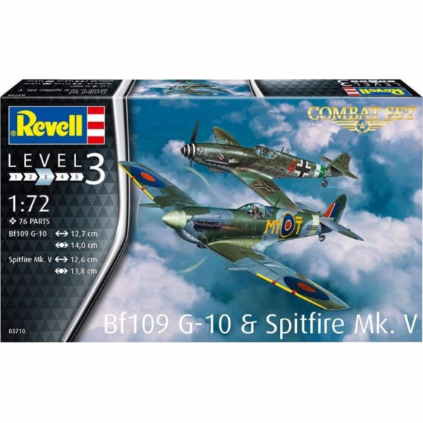Revell Kit BF109G-10 &amp; Spitfire MK.V