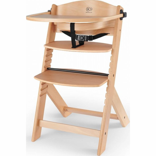 KinderKraft Kinderkraft ENOCK krmná židle s dřevěnými nohami