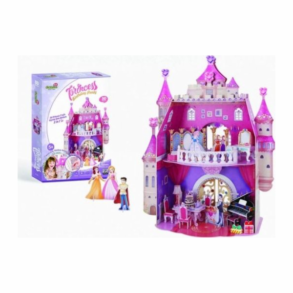 Puzzle 3D princezna narozeninová párty