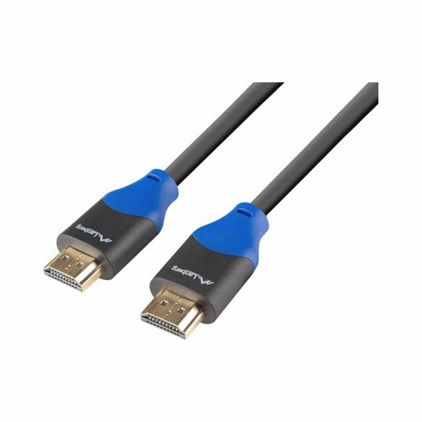 Kabel Lanberg HDMI M/M v2.0 1,8 m 4K Plná měď černá skříňka