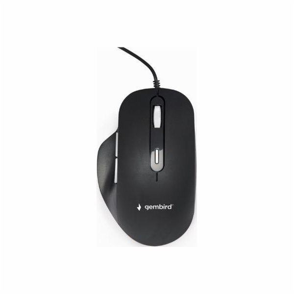 Gembird MUS-6B-02 mouse Right-hand USB Type-A Optical 3600 DPI