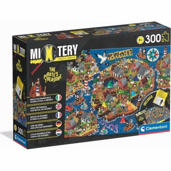 Puzzle 300 dílků Mixtery The Pirates Treasure